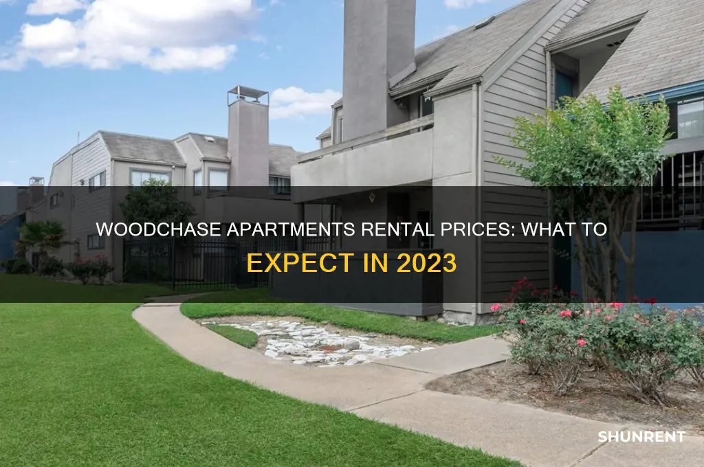 how mcuh do woodchase apts rent for