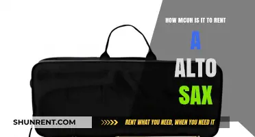 Alto Sax Rental Costs: What to Expect When Renting
