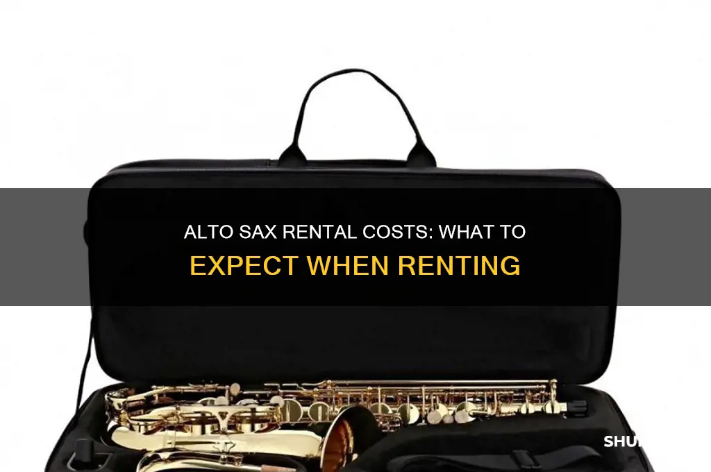 how mcuh is it to rent a alto sax