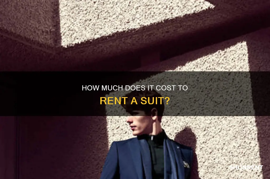 how mich is it to rent a suit
