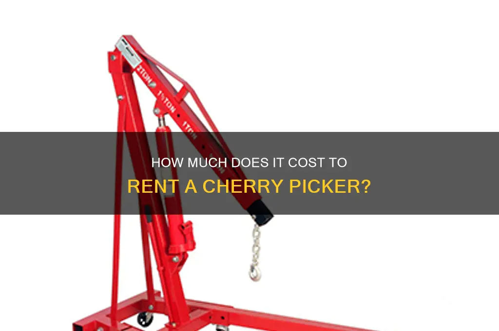how mu h to rent cherry picker