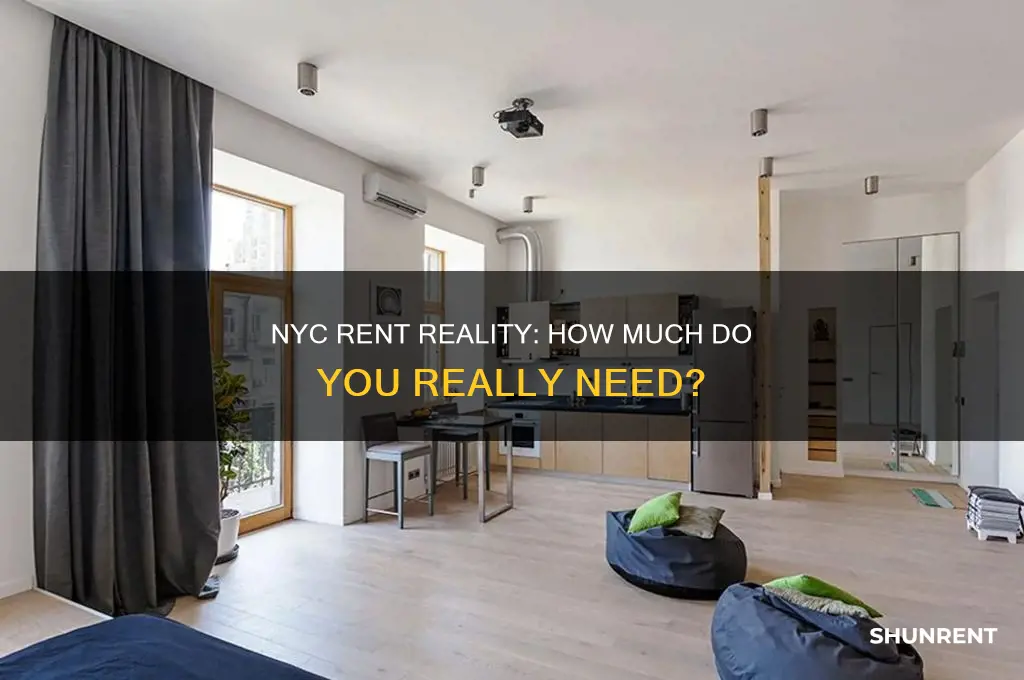 how muc do you need for rent in nyc