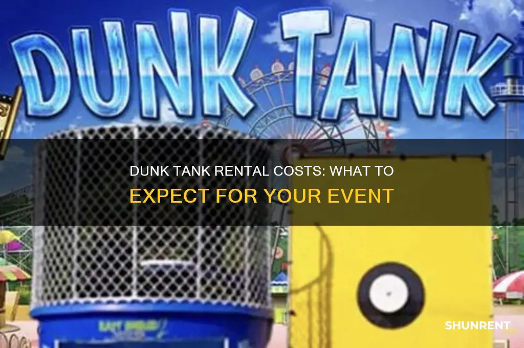 how muc is it to rent a dunk tank