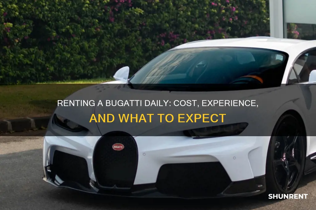 how muc rent bugatti for a day