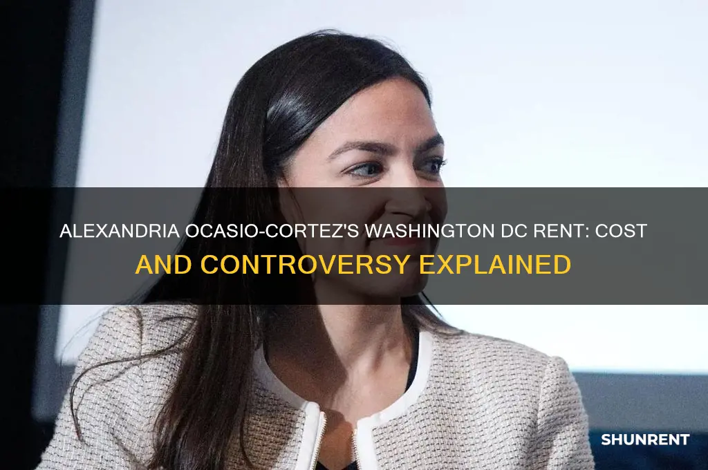 how mucj is alexandria ocasio-cortez washingto dc rent
