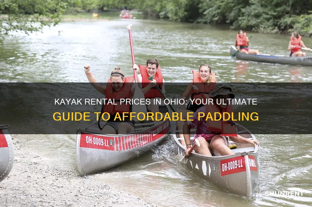 how munch to rent kayaks ohio pale