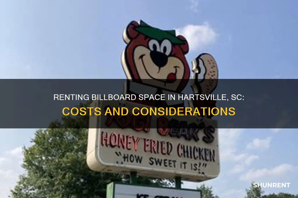 how mush to rent billbroad space in hartsville sc