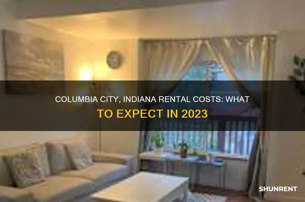 how mutch is rent in columbia city indiana