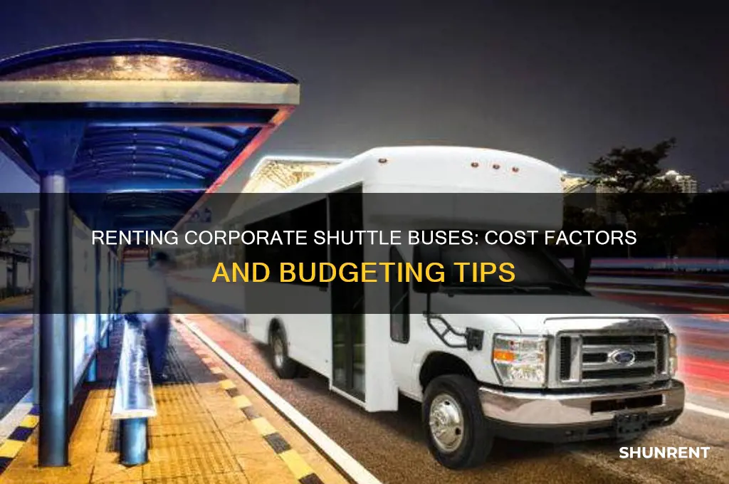 how muvh to rent corporate shuttle bus
