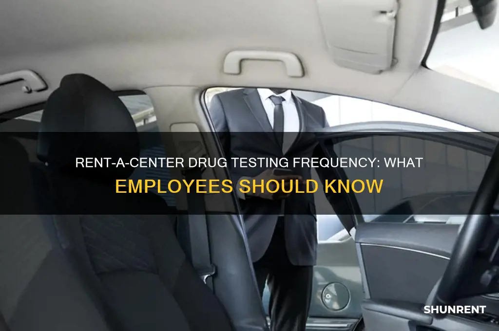 how often does rent a center drug test