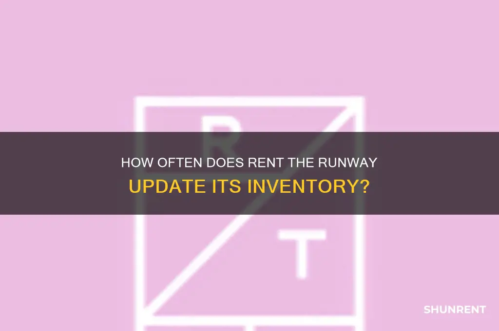 how often does rent the runway update