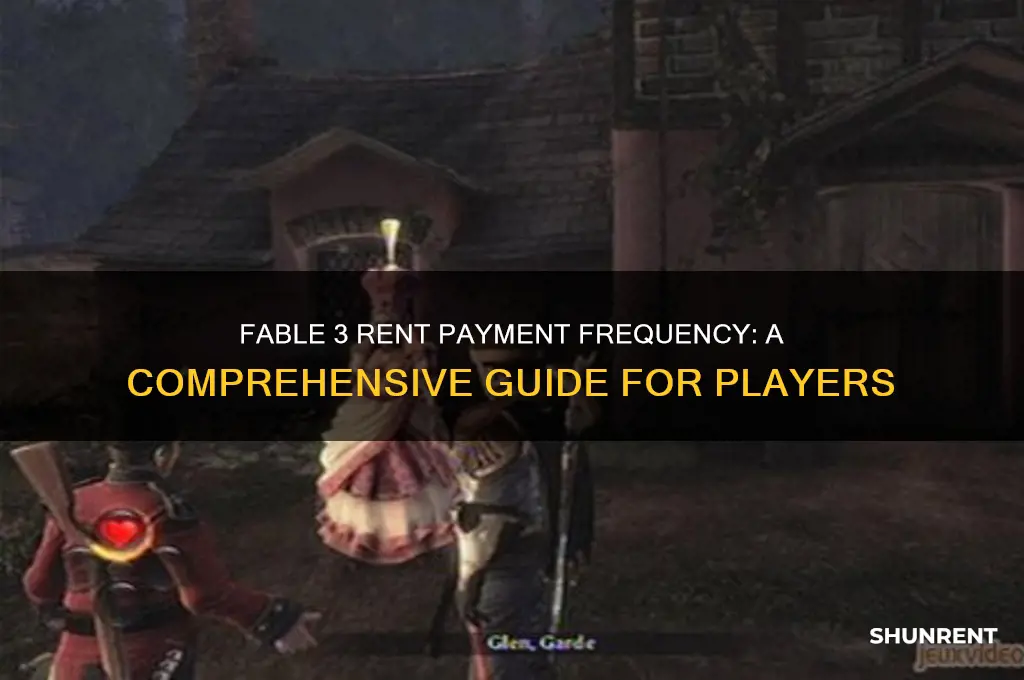 how often is rent paid in fable 3