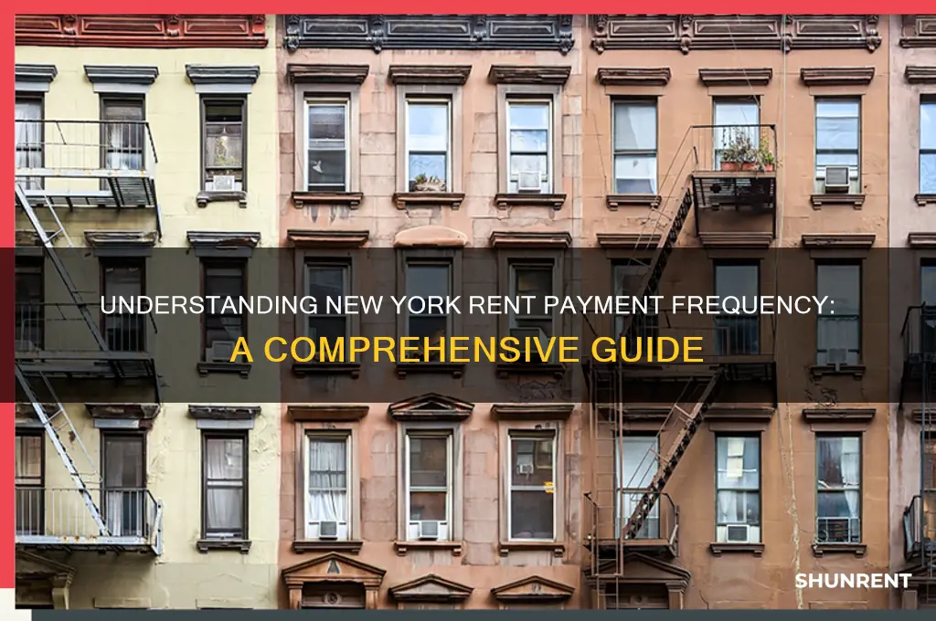 how often is rent paid in new york