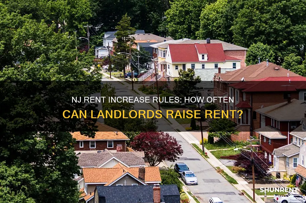 how often rent be increased in nj