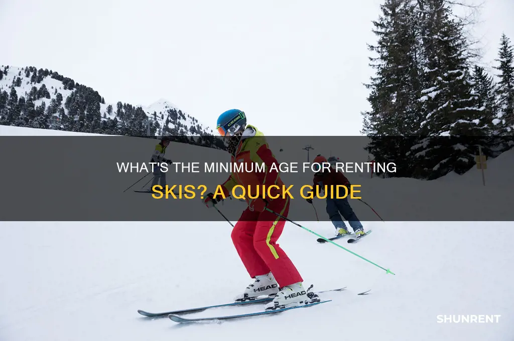 how old do you have to be to rent skis