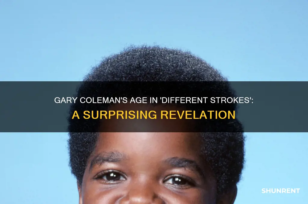 how old is gary coleman in different strokes