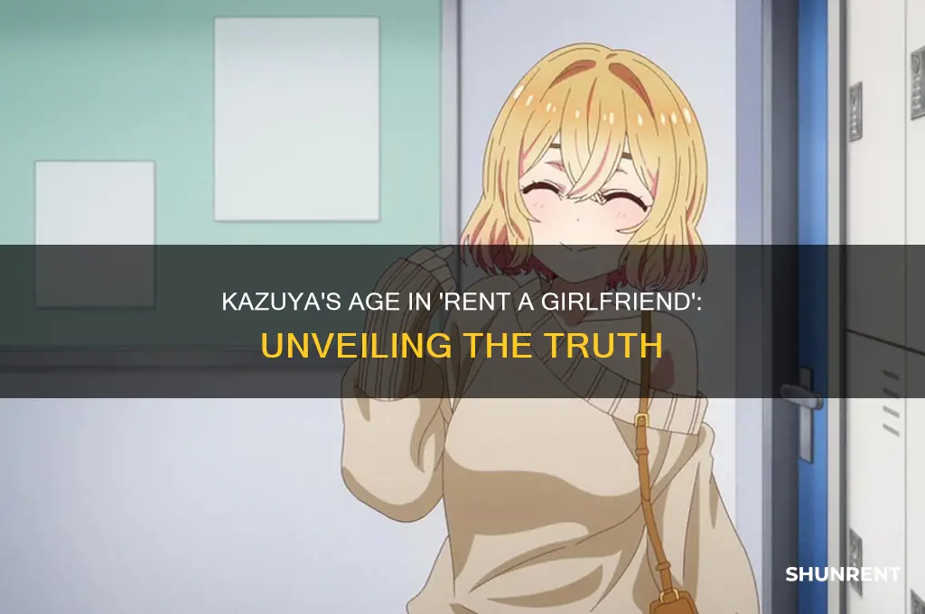 how old is kazuya rent a girlfriend