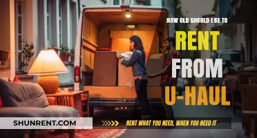 What’s the Minimum Age to Rent from U-Haul? A Guide