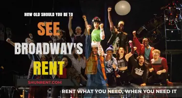Rent on Broadway: Appropriate Age Guide for Theatergoers
