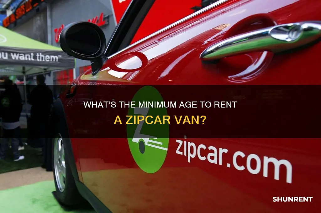 how old to be to rent a zipcar van