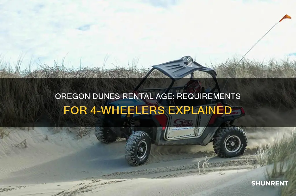 how old to rent 4 ww in oregon dunes