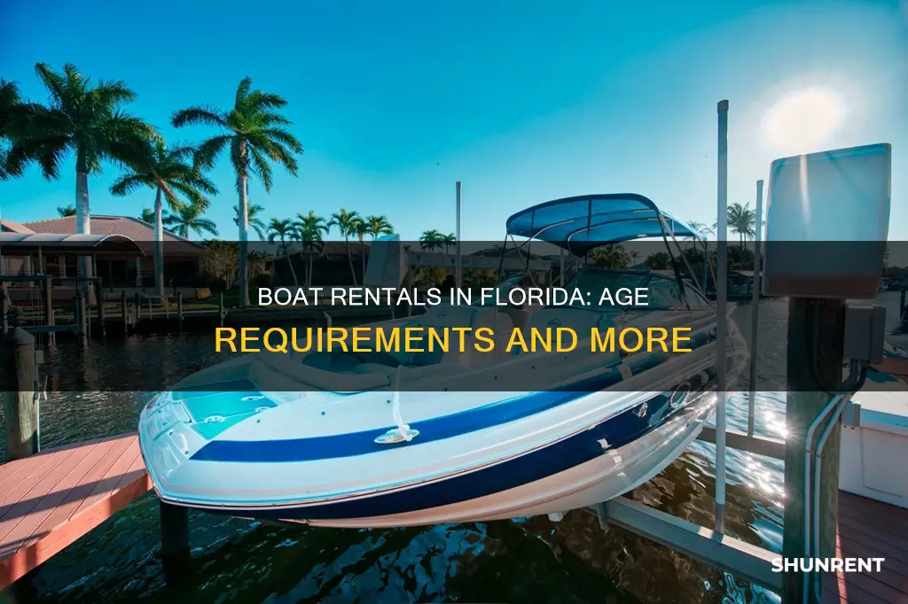 how old to rent a boat in florida