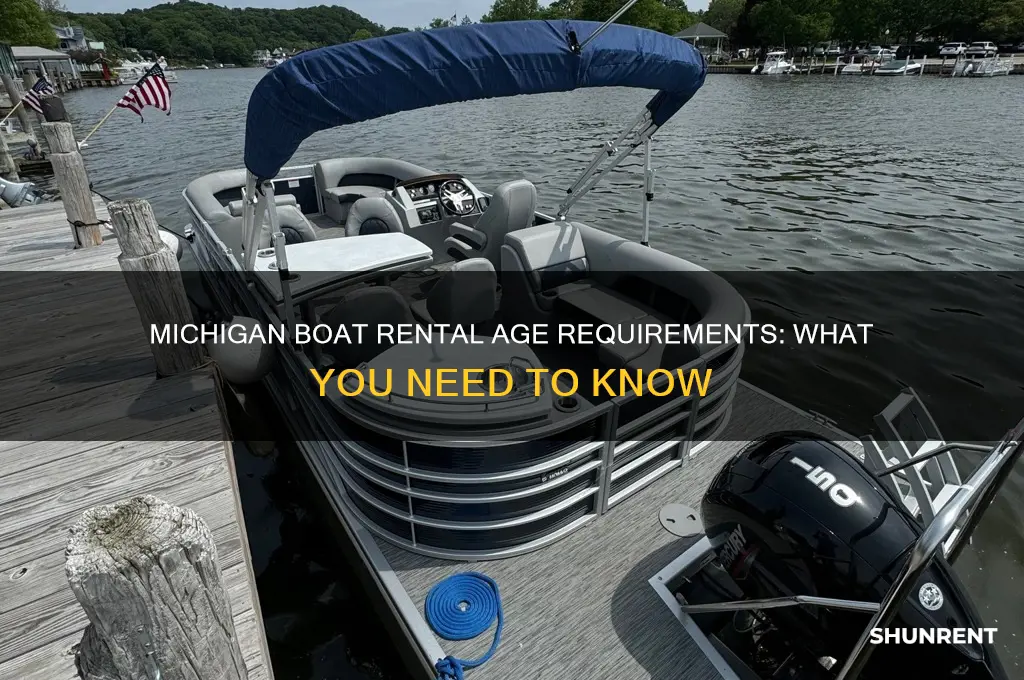 how old to rent a boat in michigan