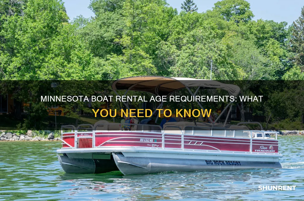 how old to rent a boat in minnesota