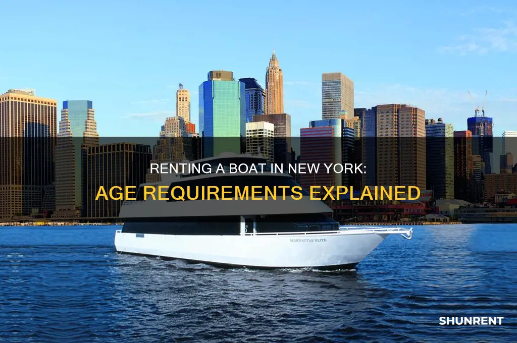 how old to rent a boat in new york