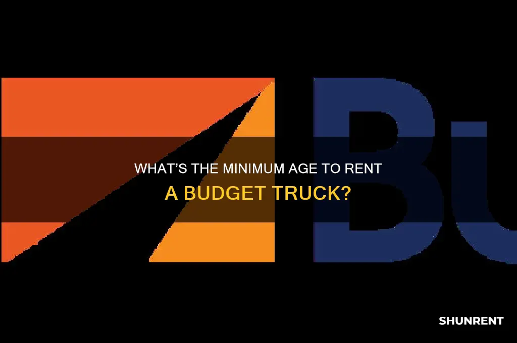 how old to rent a budget truck