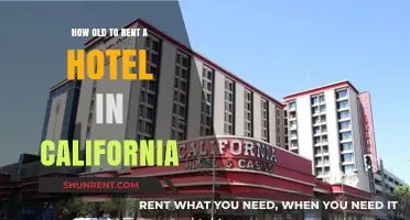 California Hotel Rental Age: What You Need to Know