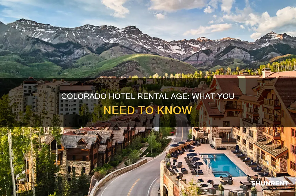how old to rent a hotel in colorado