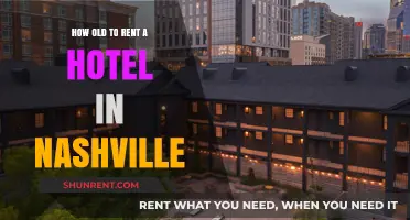 Nashville Hotel Rentals: Age Requirements and Booking Tips