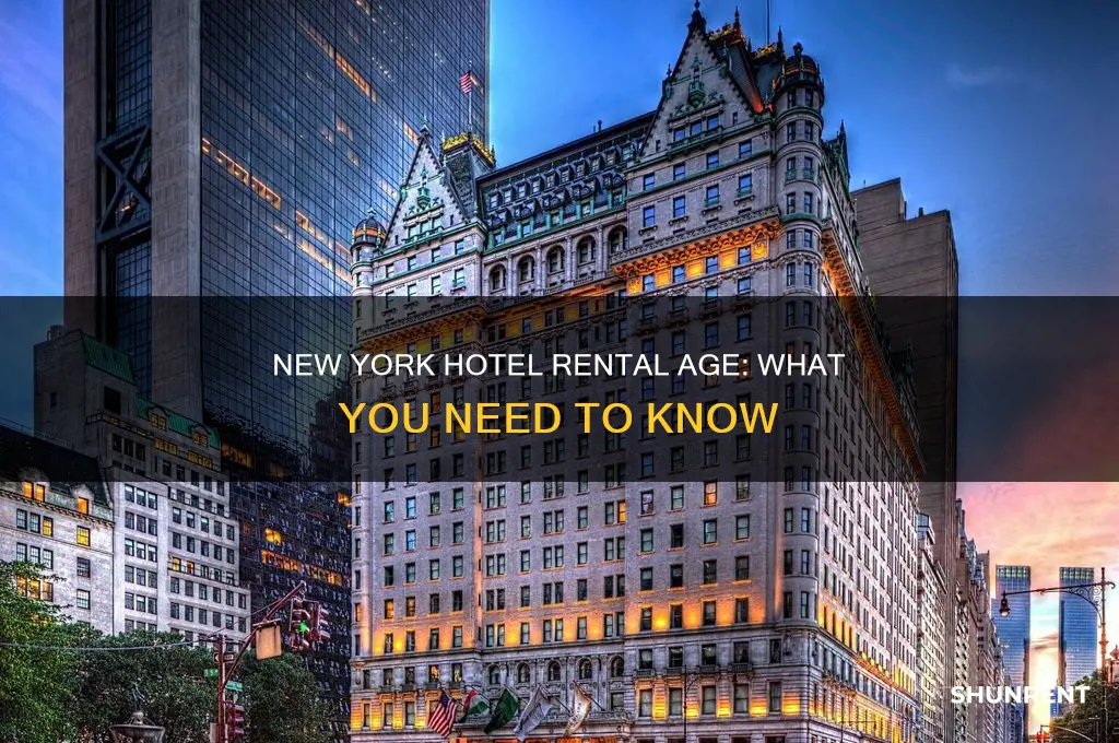 how old to rent a hotel in new york