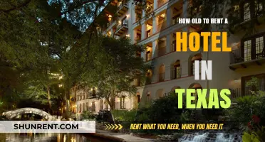 Texas Hotel Rental Age: What You Need to Know
