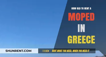 Greece Moped Rental Age Requirements: What You Need to Know