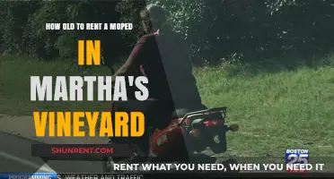 Martha's Vineyard Moped Rental Age Requirements: What You Need to Know