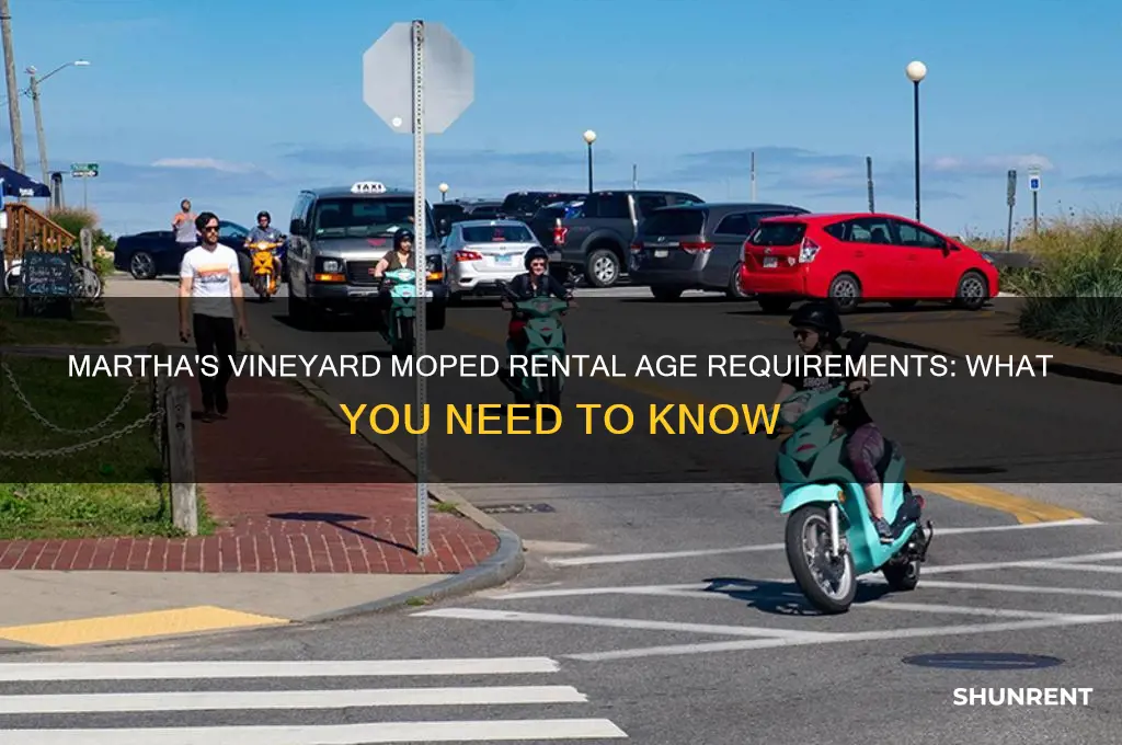 how old to rent a moped in martha