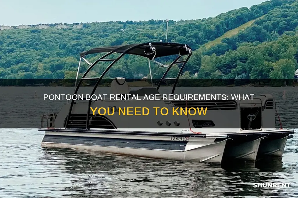 how old to rent a pontoon boat