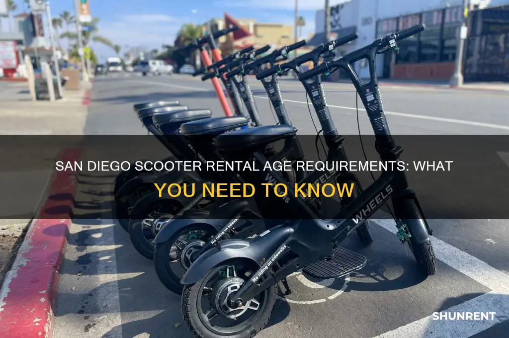 how old to rent a scooter san diego