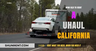California U-Haul Rental Age Requirements: What You Need to Know