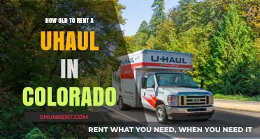 Renting a U-Haul in Colorado: Minimum Age Requirements Explained