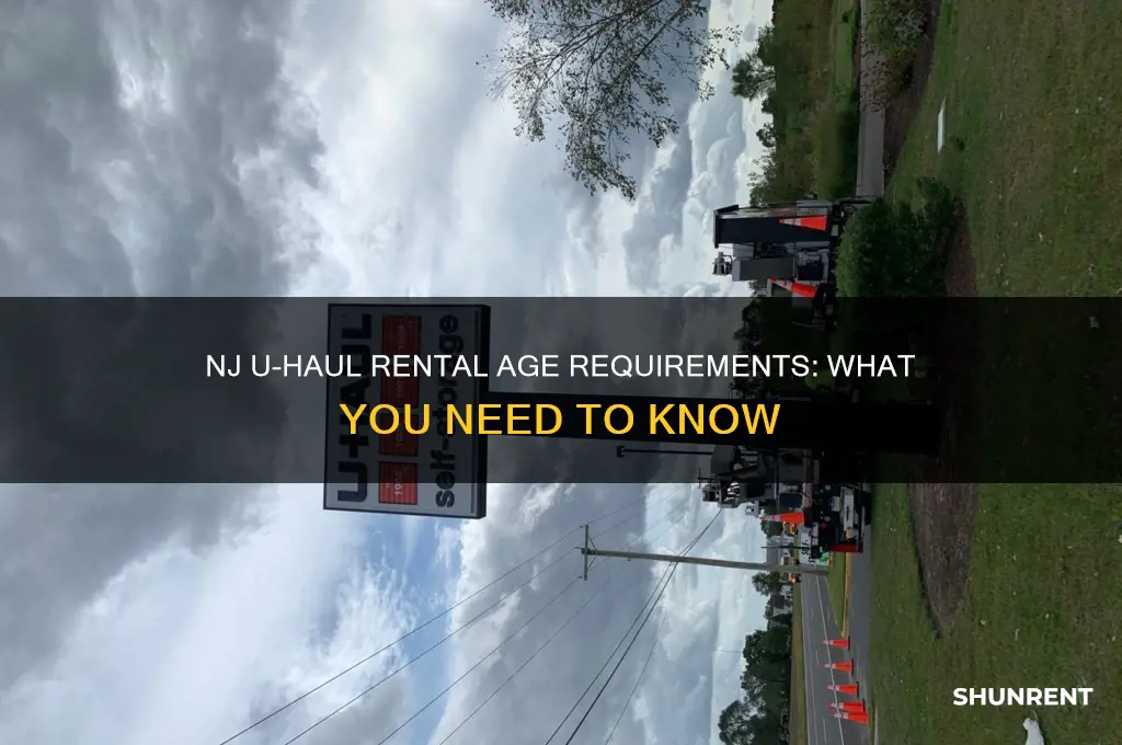 how old to rent a uhaul in nj