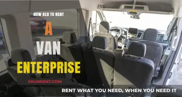Renting a Van from Enterprise: Age Requirements and Guidelines
