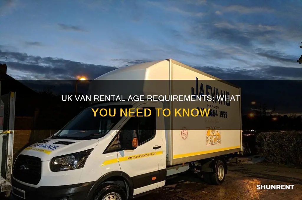 how old to rent a van in uk