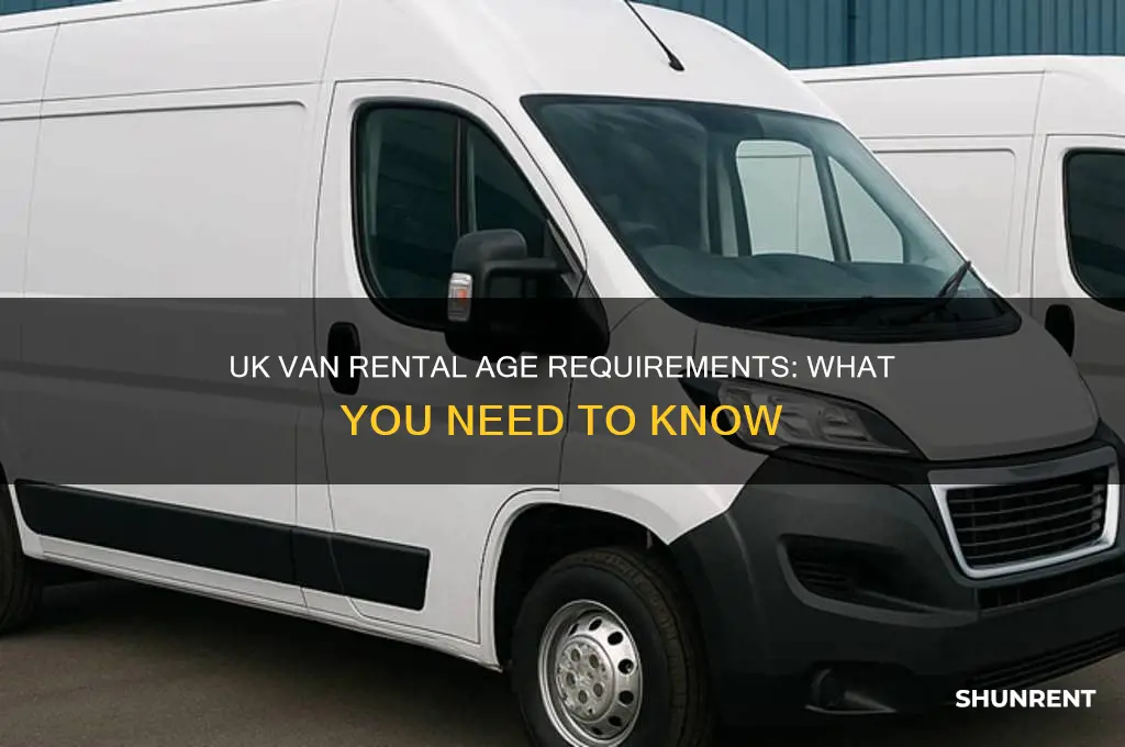 how old to rent a van uk