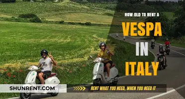 Renting a Vespa in Italy: Age Requirements and Tips