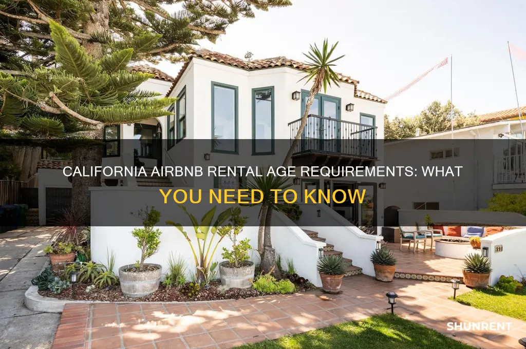 how old to rent airbnb in california