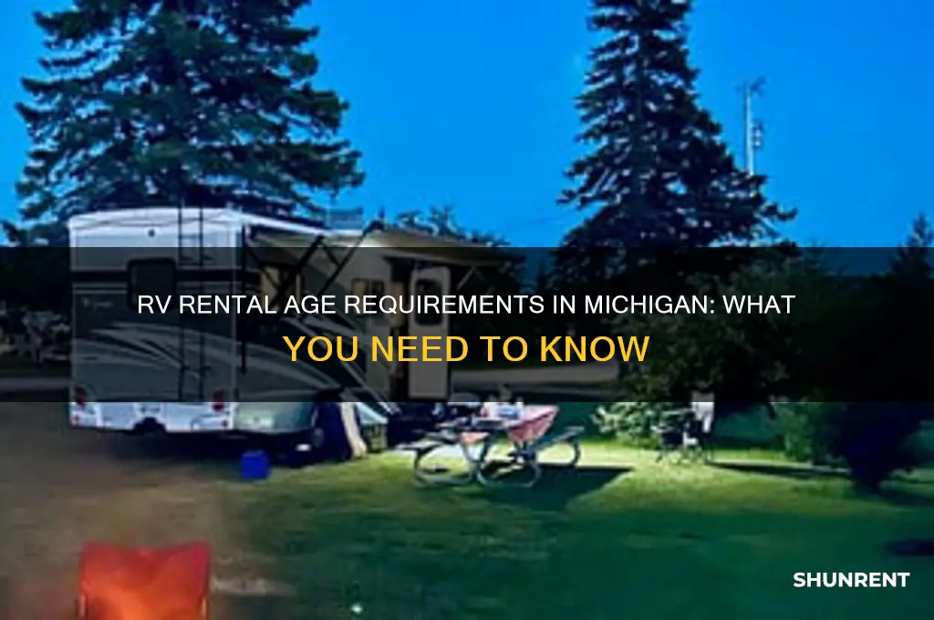 how old to rent an rv in michigan