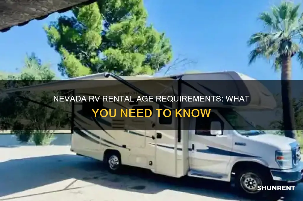 how old to rent an rv in nevada